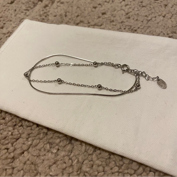 Sterling Silver Layered Bracelet - Picture 1 of 2